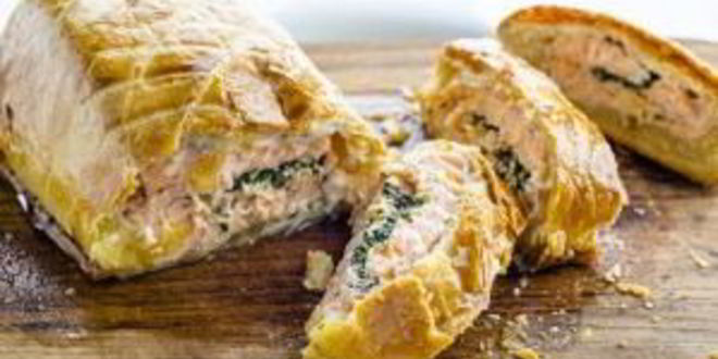 Рецепт лосося в хрустящем тесте