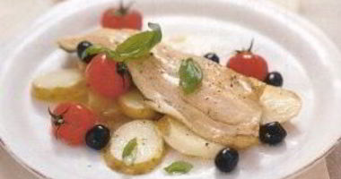 Рецепт Окуня в итальянском стиле