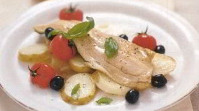 Рецепт окуня в итальянском стиле