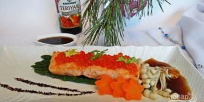 Рецепт рыбы под соусом терияки