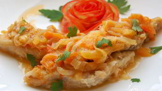 Рецепт Рыбы, тушенной с болгарским перцем