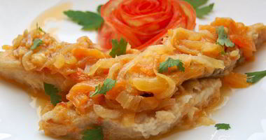 Рецепт Рыбы, тушенной с болгарским перцем