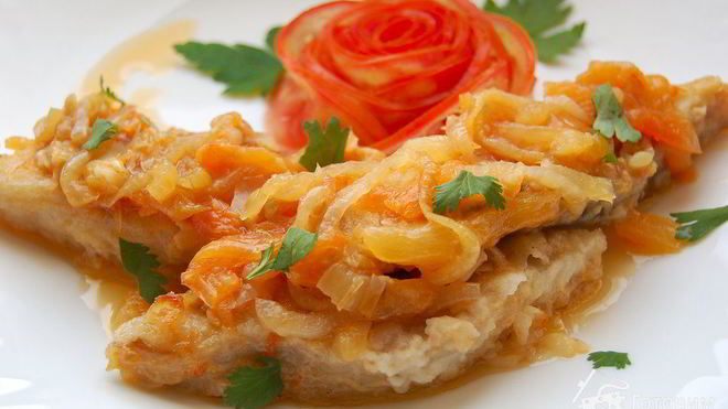 Рецепт рыбы, тушенной с болгарским перцем