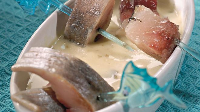 Рецепт сельди с соусом из картофеля