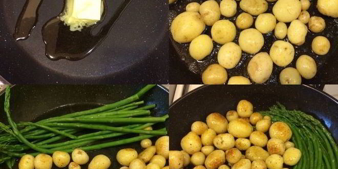 Рецепт семги с овощами под сливочно-горчичным соусом