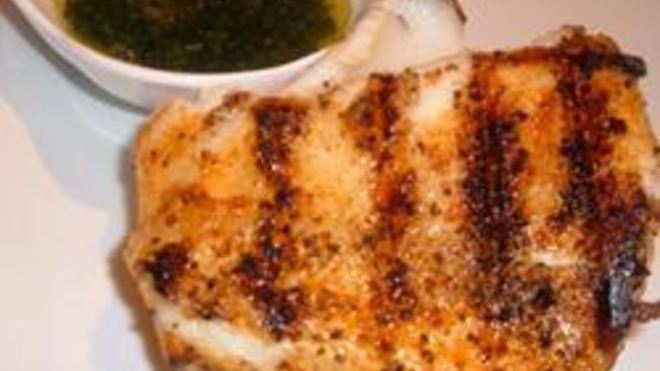 Рецепт сибаса на гриле