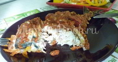 Рецепт Скумбрии Красной королева в остром томатно-апельсиновом соусе