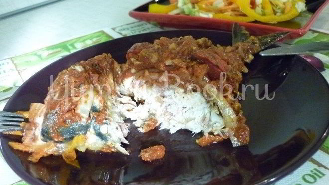 Рецепт скумбрии красной королева в остром томатно-апельсиновом соусе