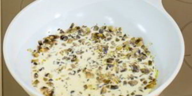 Рецепт судака с грибами и сливками