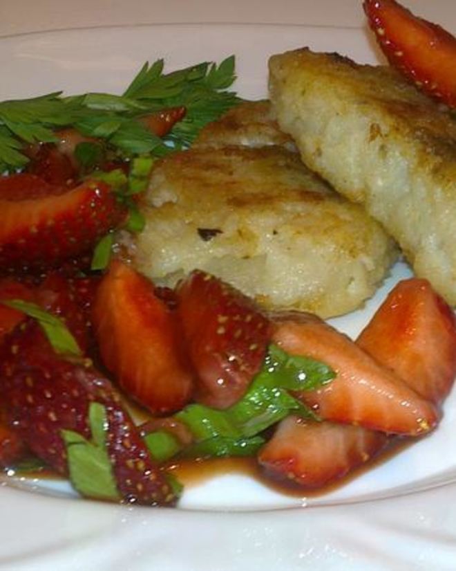 Рецепт трески с клубничной сальсой