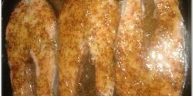 Рецепт запеченной форели с фасолевым пюре