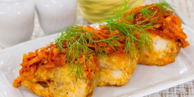 Рецепт Жареной рыбы под маринадом