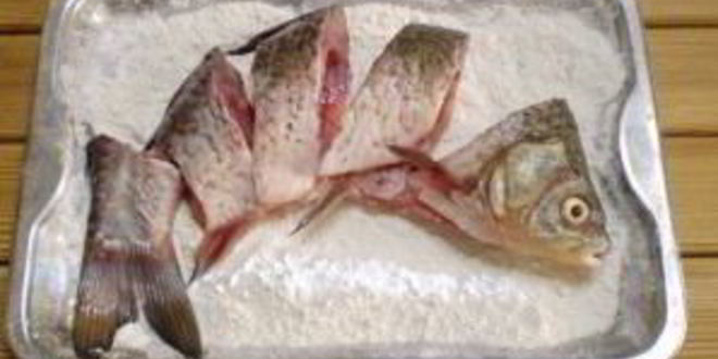 Рецепт жареной рыбы с овощами