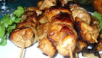 Рецепт Куриных шашлычков на шпажках