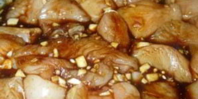 Рецепт куриных шашлычков на шпажках