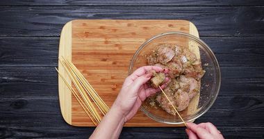 Рецепт Куриных шашлычков с соусом