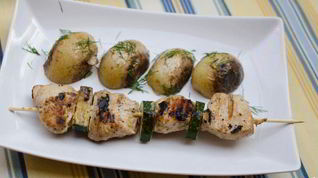 Рецепт Куриных шашлычков в духовке