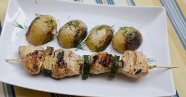 Рецепт Куриных шашлычков в духовке