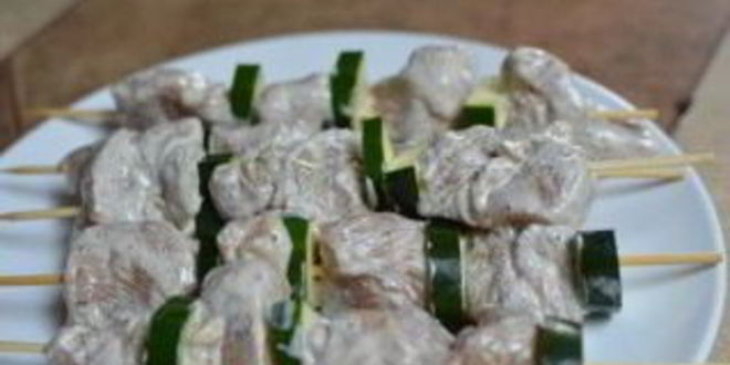 Рецепт куриных шашлычков в духовке