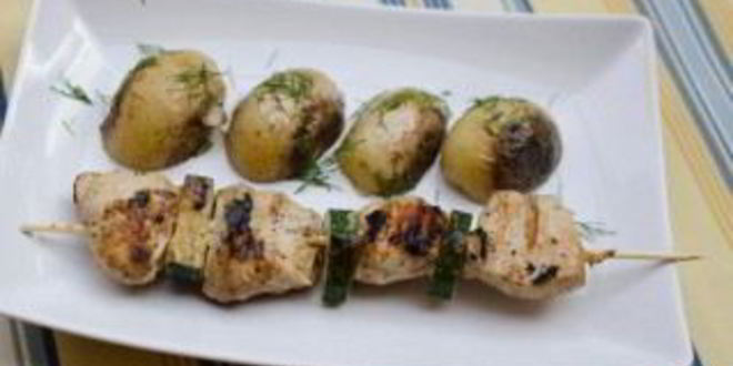 Рецепт куриных шашлычков в духовке