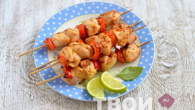 Рецепт куриных шашлычков