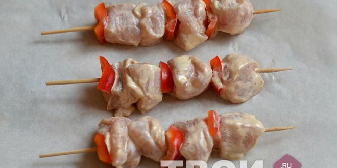 Рецепт куриных шашлычков