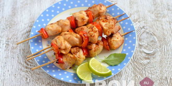 Рецепт куриных шашлычков
