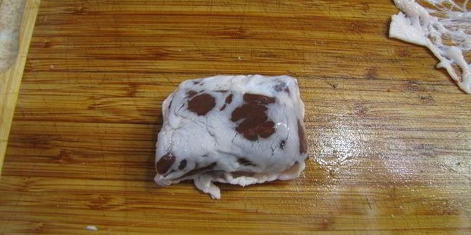 Рецепт шашлыка из говяжьей печени в жировой сетке