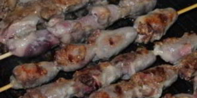 Рецепт шашлыка из куриных сердечек