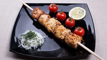 Рецепт Шашлыка из курицы в чесночно-луковом маринаде