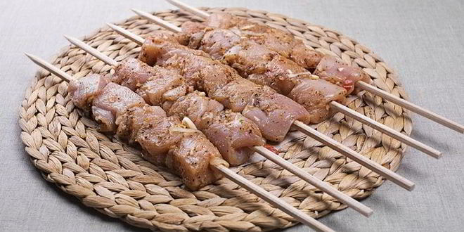 Рецепт шашлыка из курицы в чесночно-луковом маринаде