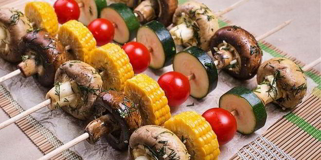 Рецепт шашлыка из овощей