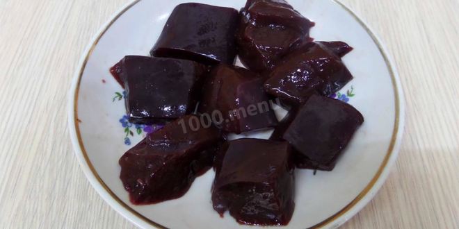 Рецепт шашлыка из печени