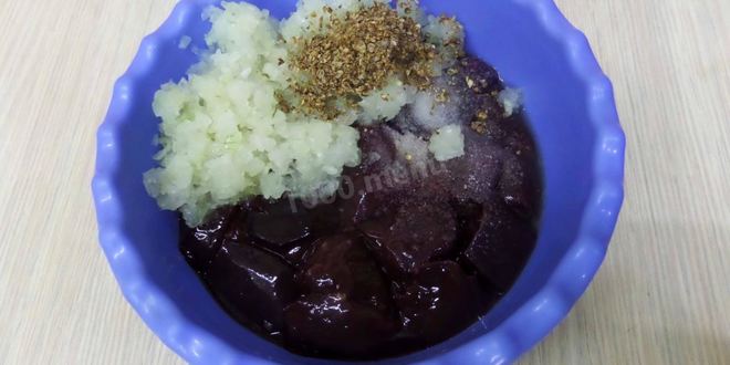 Рецепт шашлыка из печени