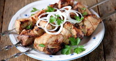 Рецепт Шашлыка из свинины в маринаде из кефира и зелени