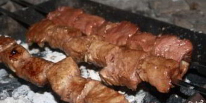 Рецепт шашлыка из телятины с соевым соусом