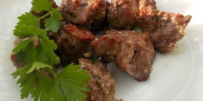 Рецепт Шашлыка из телятины в майонезе
