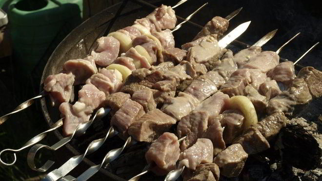 Рецепт шашлыка на кефире из говядины