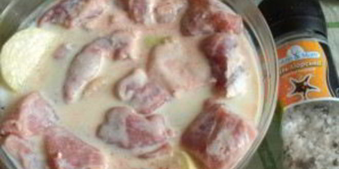 Рецепт шашлыка на кефире из говядины