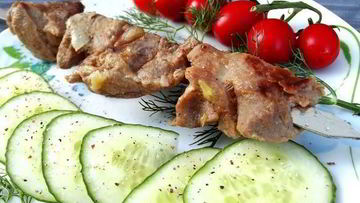 Рецепт Шашлыка на кефире из свинины