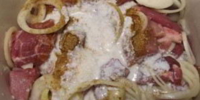 Рецепт шашлыка на кефире из свинины