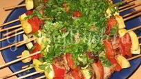 Рецепт Шашлыка с овощами в духовке