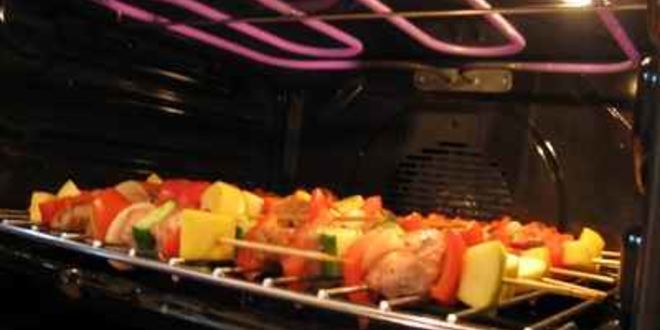 Рецепт шашлыка с овощами в духовке