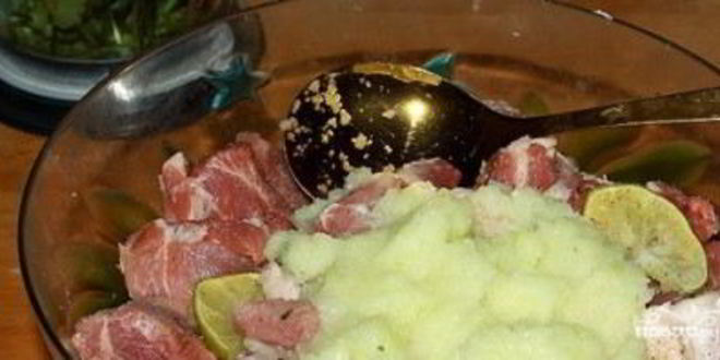 Рецепт шашлыка в гранатовом соусе