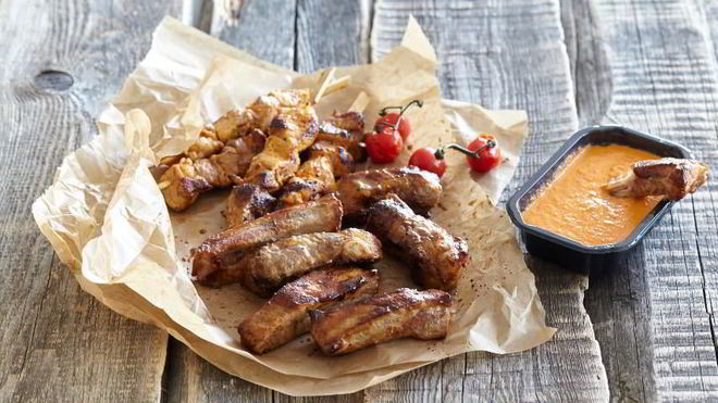 Рецепт свиного шашлыка с перечным соусом