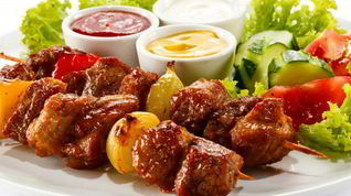 Рецепт Свиного шашлыка в маринаде из уксуса, майонеза и горчицы