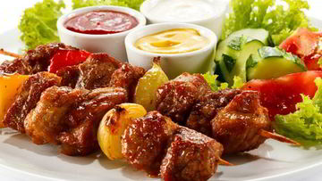 Рецепт Свиного шашлыка в маринаде из уксуса, майонеза и горчицы