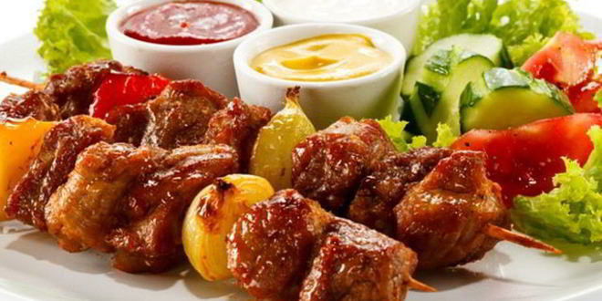 Рецепт Свиного шашлыка в маринаде из уксуса, майонеза и горчицы