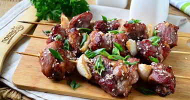 Рецепт Тайского шашлычка на шпажках