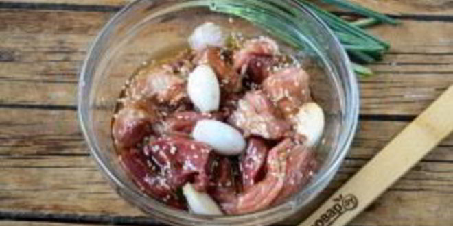 Рецепт тайского шашлычка на шпажках